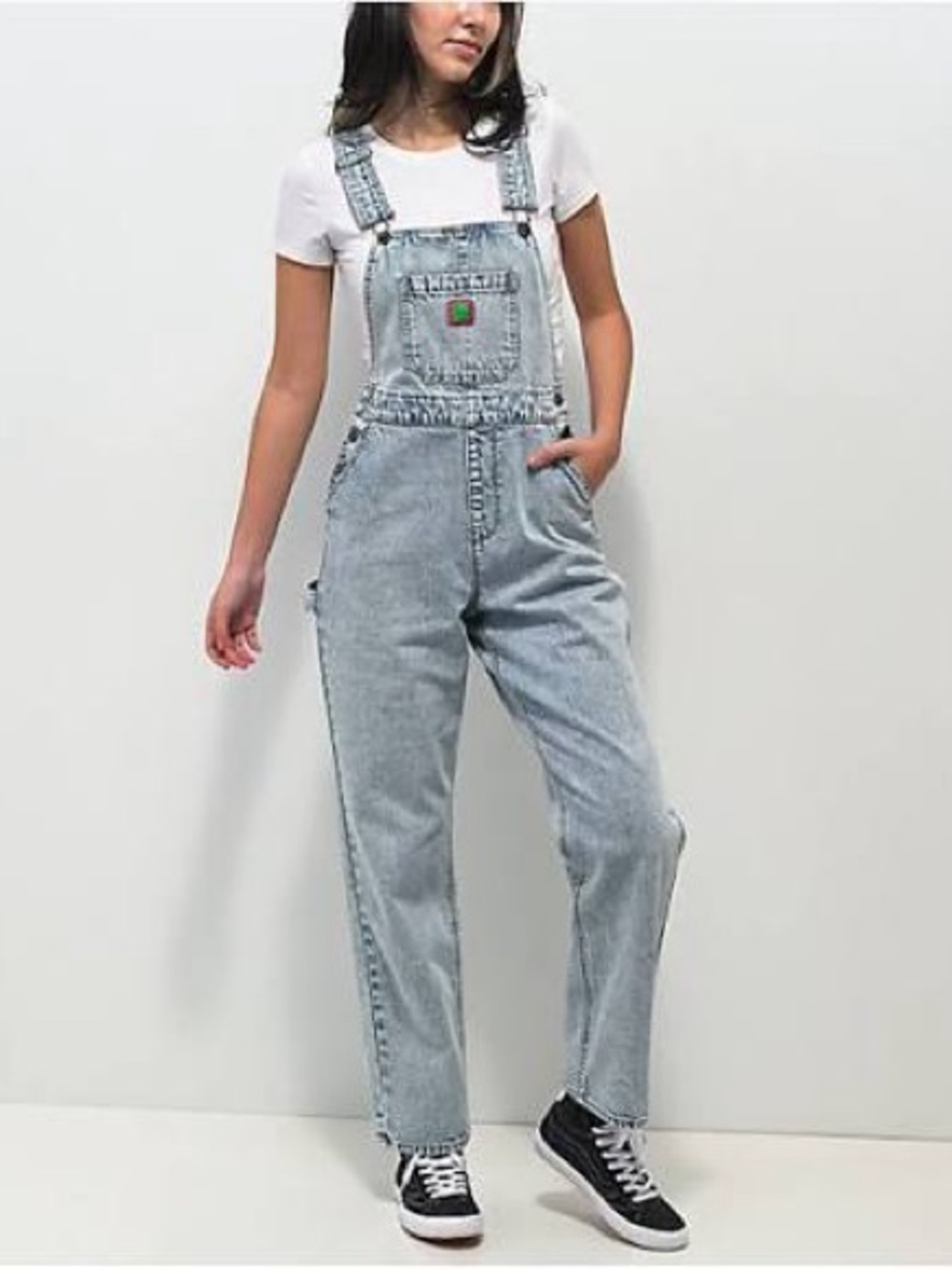 EMPYRE | Light Wash Denim Overalls | M